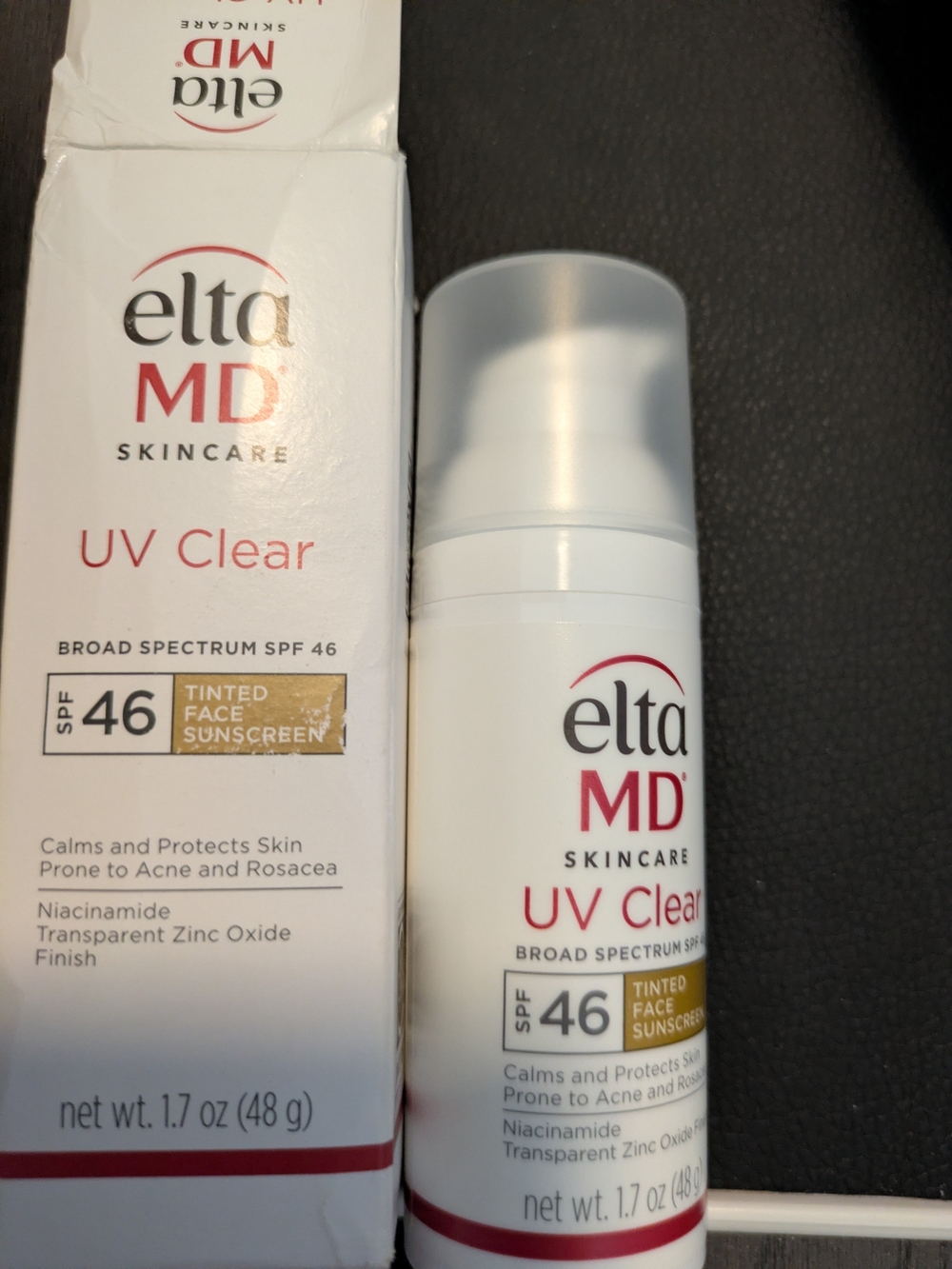 EltaMD UV Clear Skincare Sunscreen — White with Red Accents
